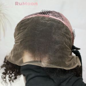 M forme Lagos délié 13x4 perruque frontale de cheveux humains HD dentelle pour dentelle haute densité Pixel Curl Texture couleur naturelle perruque de cheveux bruts - Product Image 5