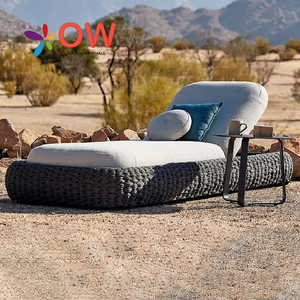 Chaise longue d'extérieur <span class=keywords><strong>pour</strong></span> hôtel Chaise longue <span class=keywords><strong>de</strong></span> plage avec cadre en aluminium Chaise longue <span class=keywords><strong>de</strong></span> <span class=keywords><strong>jardin</strong></span> en rotin <span class=keywords><strong>pour</strong></span> <span class=keywords><strong>terrasse</strong></span> et bain <span class=keywords><strong>de</strong></span> soleil - Product Image 4