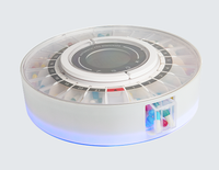 Boîte à pilules électronique intelligente avec carte SIM, système de surveillance à distance des médicaments, en matériau ABS, compartiments amovibles, 21 emplacements, modèle vocal avec clé de verrouillage