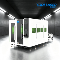 Machine de découpe laser à fibre CNC 4000x2000mm pour tôles et tubes métalliques, modèle Y2-4020, accélération 1.5G, double usage