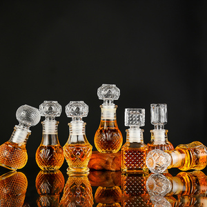 Recuerdos de Boda, Botella Redonda de Vidrio Vacía de 50 ml y 100 ml para Colonia, <span class=keywords><strong>Licor</strong></span>, Whisky y Alcohol - Product Image 2