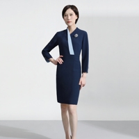 Ensembles de costumes pour femmes, vêtements de bureau pour femmes, uniformes d'hôtesse de l'air, vêtements de carrière, OEM ODM