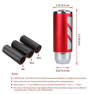 Palanca de Cambios Universal para Automóvil, Perilla de Aluminio Manual, Palanca de Transmisión, Perilla de Cambio de 8.5CM para Toyota, para <span class=keywords><strong>KIA</strong></span>, Pieza de Repuesto para Automóvil - Product Image 6