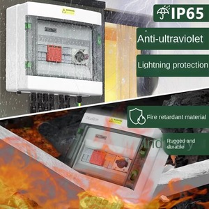 Caja Combinadora Solar ZIXI DC1000V de Material ABS, Distribución Solar de Una, Dos, Tres o Cuatro Entradas/Salidas para Sistemas de Energía - Product Image 4