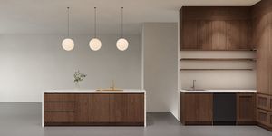 أثاث مخصص من قشرة خشب الجوز الأسود الطبيعي بتصميمات عصرية فاخرة وألوان قابلة للتخصيص للفلل - Product Image 5