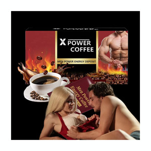 Café noir instantané à l'extrait de <span class=keywords><strong>maca</strong></span> biologique <span class=keywords><strong>pour</strong></span> hommes, complément alimentaire à base de plantes sain avec épi de <span class=keywords><strong>maca</strong></span>, ginseng, <span class=keywords><strong>maca</strong></span>-man X Power Coffee - Product Image 1