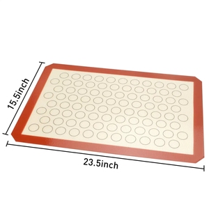 Tapis de cuisson en silicone ultra-fin antiadhésif pour four, compatible lave-vaisselle, plaque à biscuits pour la cuisine - Product Image 4