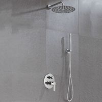 Mitigeur de douche pas cher avec inverseur encastré, ensemble de douche de salle de bain, robinet, mitigeur de douche à 2 voies