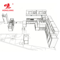 Peralatan Dapur Restoran Kustom Satu Set Lengkap Perlengkapan Memasak Restoran Komersial