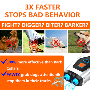 Dispositif de contrôle anti-aboiement pour dresseur de chiens Dispositif à ultrasons-Correcteur pour animaux de compagnie, collier anti-aboiement Alternative pour chiens - Product Image 2