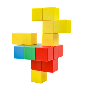 Trendiger STEM 3D Plastik Magnetwürfel-Set Bausteine für Kinder Sensorisches Magisches Stark Magnetisches Spielzeug - Product Image 3