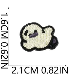 Hand-cut Edge Small Size Nonwoven <b>Felt</b> Embroidery Patches Heat Transfer Polyester Thread Cartoon <b>Animal</b> Angry Little Clothing - Product Image 3