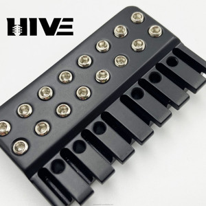 Cao cấp không đầu dây đàn Guitar điện khóa, Chất lượng cao tám chuỗi không đầu dây thiết bị Khóa đàn guitar, màu đen - Product Image 4