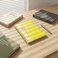 Carnet à spirale A5 en PP 100 g/m² avec logo personnalisé et intercalaires – Vente en gros de fournitures de bureau et scolaires, journal de bord, agenda