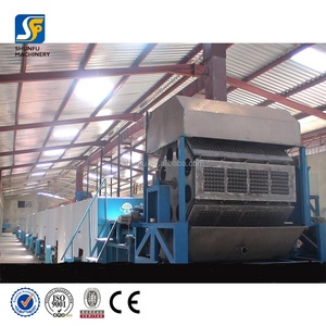 Machine de fabrication de plateaux à œufs automatique haute vitesse pour petites entreprises, avec pompe à roulement de moteur PLC, certifiée CE, <span class=keywords><strong>production</strong></span> d'occasion - Product Image 5