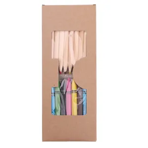 Paquet de petits crayons et crayons de couleur, mini crayons de couleur, ensemble de crayons de couleur, boîte en papier, crayon