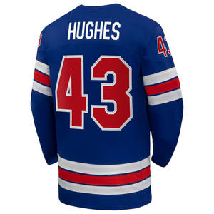 2026 USA Eishockey-Trikot Besticktes Nationalmannschafts-Uniform Anti-UV Schnelltrocknend Logos Heim/Auswärts # 34 Matthews # 43 Hughes - Product Image 6
