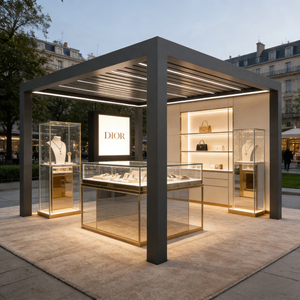 Gazebo Intelligente di Lusso in Lega di Alluminio Elettrico Tingmeihaoting, Vendita all'Ingrosso di Fabbrica, Dimensioni Personalizzabili - Product Image 4