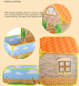 Grande <span class=keywords><strong>tente</strong></span> <span class=keywords><strong>de</strong></span> jeu pour enfants, maison <span class=keywords><strong>de</strong></span> <span class=keywords><strong>jardin</strong></span> pour enfants, piscine <span class=keywords><strong>à</strong></span> <span class=keywords><strong>balles</strong></span>, <span class=keywords><strong>tente</strong></span> tipi pliable pour bébé avec cerceau - Product Image 4