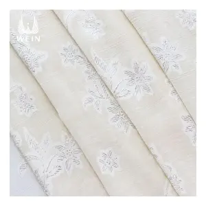 Tela de Chifón Ligera 100% Poliéster, Resistente a la Contracción, Colorida, Teñida con Diseño de Girasoles, para Cortinas, Prendas y Niñas, Directo de Fábrica - Product Image 1