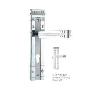 2020 חם מכירה אבץ הבציר הבציר הבציר הראשי למשוך את צלחת הדלת ידית כרום ידיות - Product Image 6