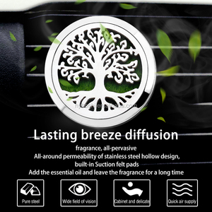 35mm Stainless Steel Tree of Life Car Freshener <strong>Diffuser</strong> <strong>Vent</strong> <strong>Clip</strong> Aroma <strong>Diffuser</strong> Air Freshener <strong>Clip</strong> Essential Oil <strong>Vent</strong> <strong>Clip</strong> - Product Image 4