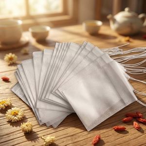 Non-woven Fabric Disposable Infuser Pouch with <b>String</b> Multipurpose Use for Loose Tea Spice Bath Supplies Herbal Packing Tea <b>Bag</b> - Product Image 1