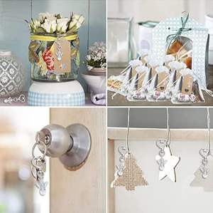 24 Sets de Bolsas de Regalo de Organza con Llavero de Ángel, Detalles para Celebraciones de Vida, Bautizos, Etiquetas para Fiestas Conmemorativas, Regalos de Navidad para Invitados - Product Image 6