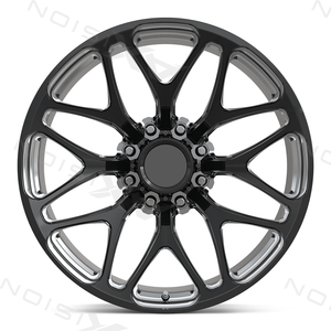 Jantes forgées Zero Lip 22x12 24x14 26x14 8x170 8x180 Noir brillant usiné pour Ford F250 F350 Chevy Silverado 2500 - Product Image 2