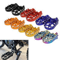 Prêt à expédier : Repose-pieds larges Sur-Ron Ultra Bee en aluminium CNC antidérapants – Ensemble de pédales pour moto électrique tout-terrain – Pièces de mise à niveau