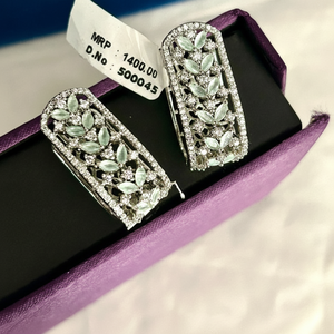 Lujosos pendientes elegantes para mujer, pendientes elegantes para fiesta, accesorios de moda con piedra de circón para regalos - Product Image 1