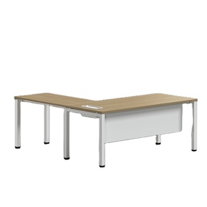 Nhà Máy Thiết Kế Kiểu Gỗ Hiện Đại Sang Trọng Bán Buôn Đồ Nội Thất Văn Phòng Theo Yêu Cầu OEM Bán Chạy Bàn Văn Phòng Hình Chữ L Bằng Gỗ - Product Image 1