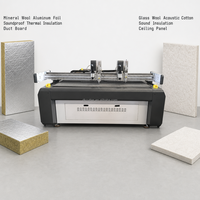 Machine de découpe CNC à couteau oscillant pour panneaux de plafond en laine de verre, coton acoustique et isolation phonique multicouche