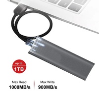 Hard Drive eksternal portabel SSD M.2 PCIe NVME, kecepatan tinggi hingga 64gb 128gb 256gb 512gb 1tb 2tb 4tb