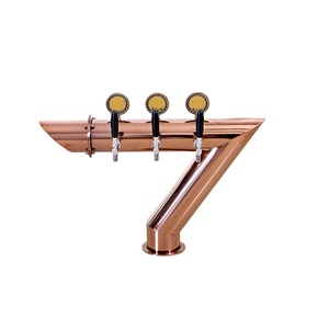 Columna de torre de cerveza sus304 en forma de siete con tres grifos Columnas de vino creativas - Product Image 1