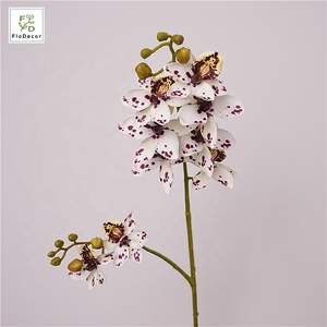 Orquídea Artificial Superior de 9 Cabezas y 2 Ramas, Flor de las <span class=keywords><strong>Mil</strong></span> Islas de 87 cm, Tacto Real, para Decoración del Hogar y Bodas, Cymbidium - Product Image 3