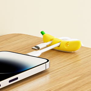 Produttore nuovo stile <span class=keywords><strong>3</strong></span> canali TPR forma di Banana clip per cavo adesivo per cavo di filo <span class=keywords><strong>a</strong></span> casa ufficio auto Desktop cavo Organizer - Product Image 5