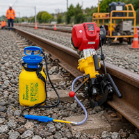 Machine de perçage de rails à essence pour les trous de jonction de rail et les trous de broches de fixation de fils