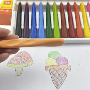 Crayons de cire colorés brillants personnalisés, non toxiques, lavables, en coffret de 12, 18, 24 ou 36, ensemble d'art - Product Image 5