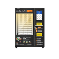 Haloo Distributeur automatique fournisseur Haloo Paiement multiple Écran tactile de 49 pouces Boîte de restauration rapide réfrigérée Distributeur automatique de repas dans le fabricant