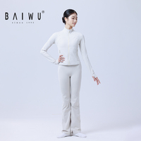 125415004 Baiwu Sports Ballet Dance Pants, Nouveaux ensembles de pratique de danse de style pour femmes