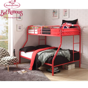 Móveis de quarto de madeira e ferro para meninas e crianças, beliche de alta qualidade - Product Image 6