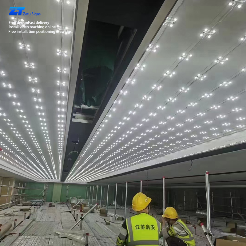 stretch ceiling lightbox