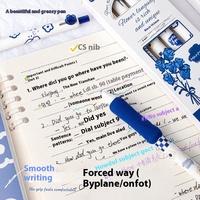 Romantique Dream Series Casual Flower Gel Pen Petit Frais Nouvelle Arrivée Séchage Rapide 0.5mm Matière Plastique Creative CS Design