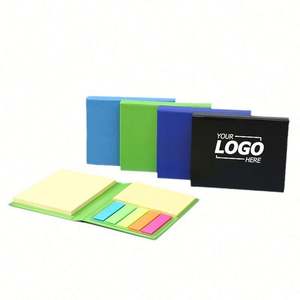 Juego de Notas Adhesivas Coloridas Estilo INS, Blocs de Notas Reutilizables con Múltiples Tamaños, Blocs de Notas Adhesivas con Logotipo Personalizado para Oficina, Regalos Escolares - Product Image 1