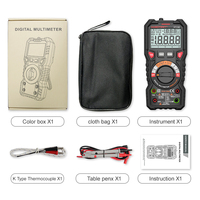 Habotest HT118E 20000-Count High Precision Digital Multimeter True RMS 1000V DC/10A LCD Dual Display Double Color Backlight for