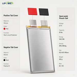 Baterai Semi-Solid State ULi 400Wh/kg 3.7V 39Ah dengan Pengosongan Tinggi, Baterai Densitas Energi Tinggi, Sel Pouch Li-ion untuk UAV/eVTOL - Product Image 1
