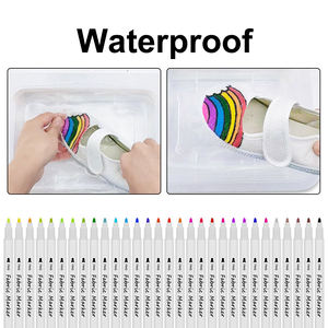 <span class=keywords><strong>Pennarello</strong></span> Tessile KHY 12/24 Colori per Pittura a Base d'Olio, Graffiti, Stampa <span class=keywords><strong>su</strong></span> Scarpe, Set per Magliette, Inchiostro Tessile Permanente - Product Image 5