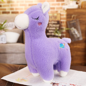 2019 fabrik preis förderung kawaii bunte alpaka plüsch weichen spielzeug geschenk - Product Image 4