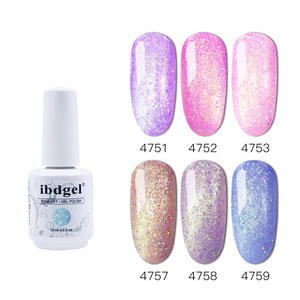 سلسلة أظافر ذهبية LED بالأشعة فوق البنفسجية من IBD جيل Soak-Off تصميم فني 6 ألوان لجميع المواسم أساس 15 - Product Image 3